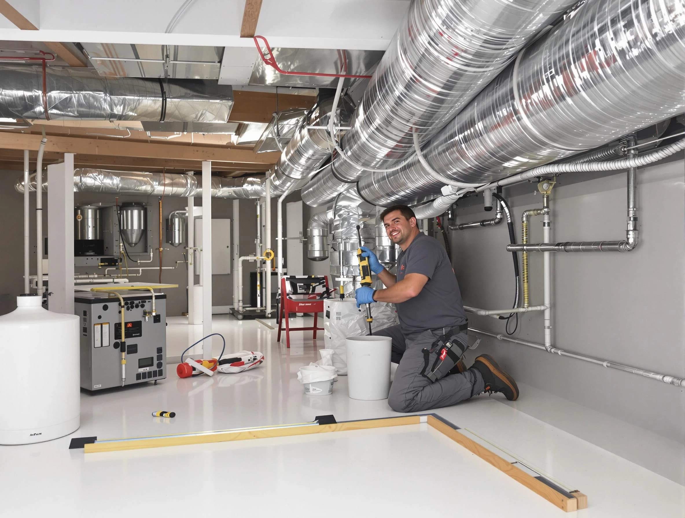 Professional duct sealing service by Mapleton Air Duct Cleaning in Mapleton