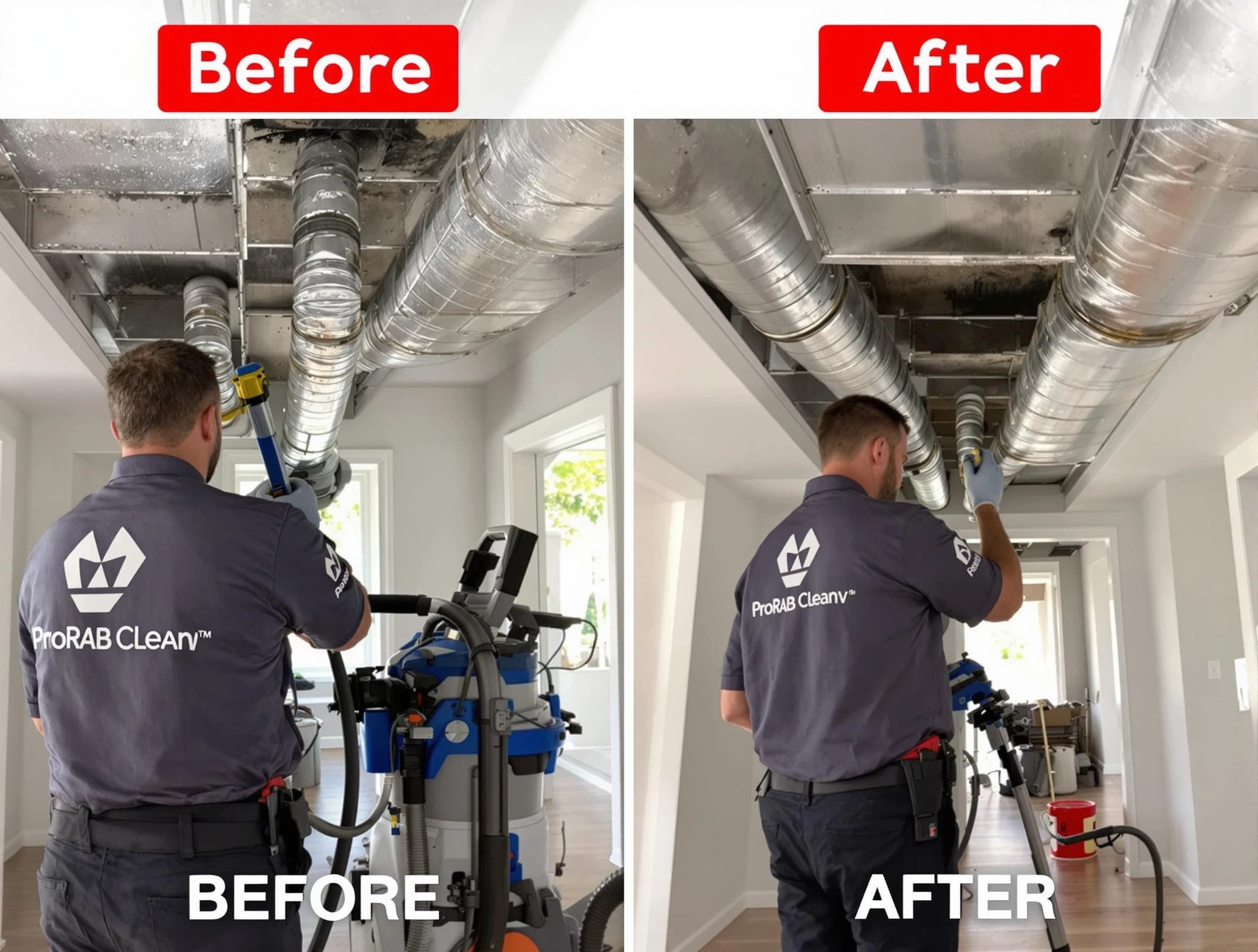 Mapleton Air Duct Cleaning expert performing thorough residential duct cleaning in a Mapleton home