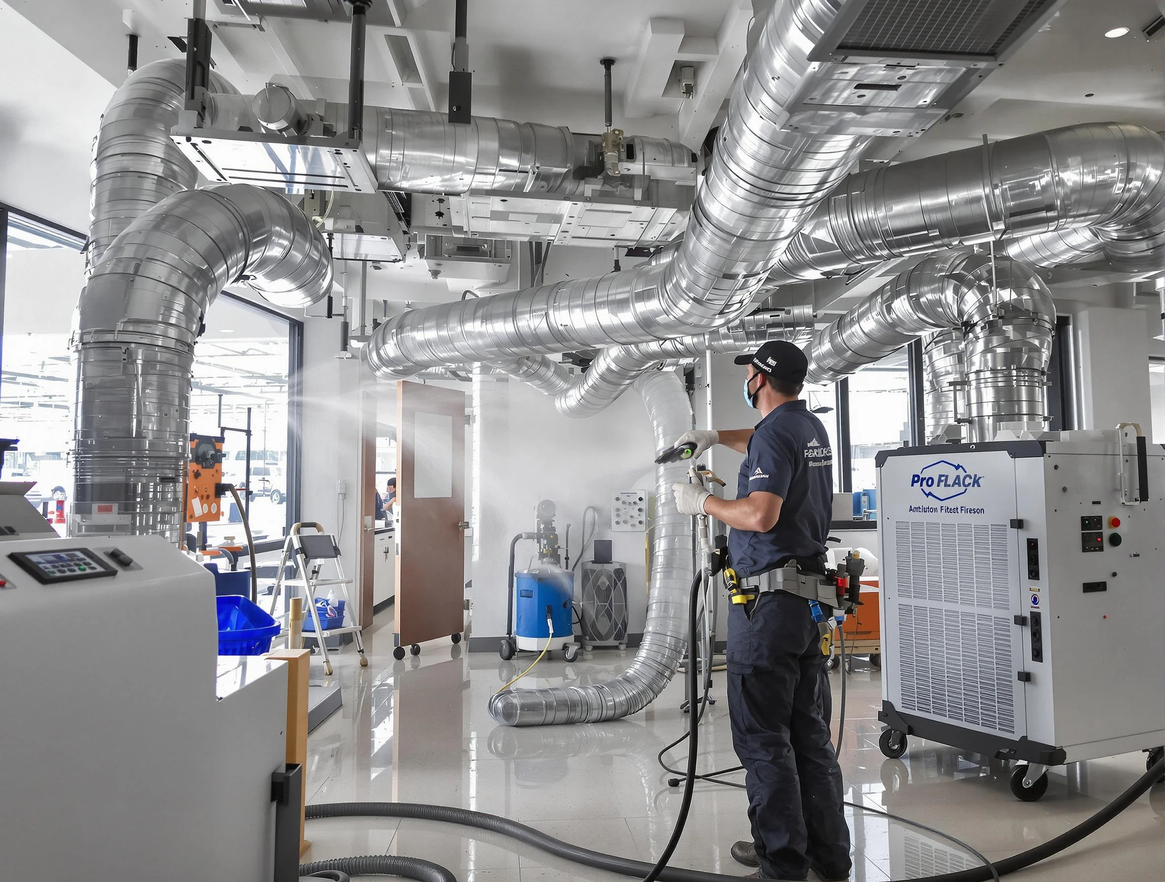 Negative Pressure Air Duct Cleaning in Mapleton