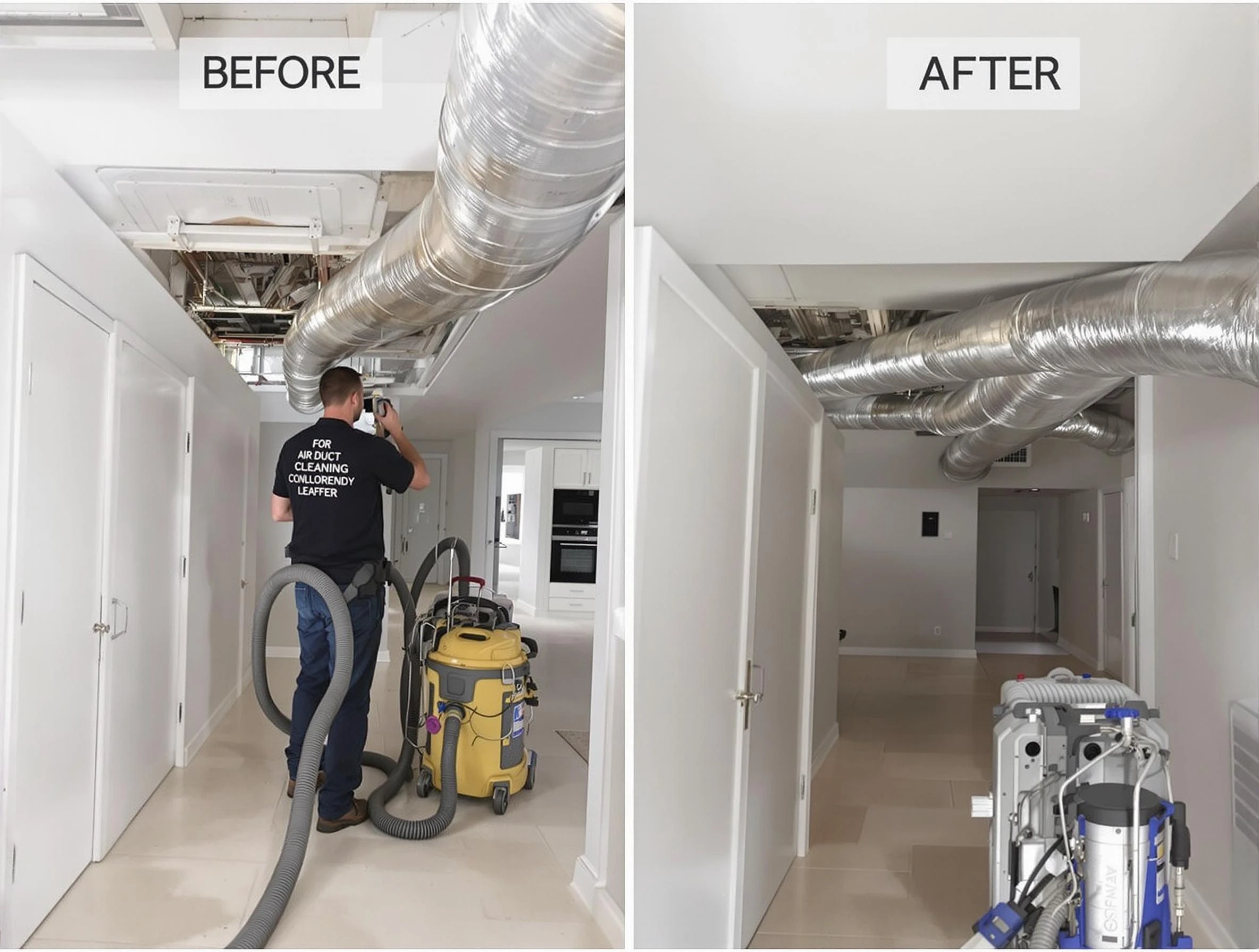Mapleton Air Duct Cleaning professional performing thorough air duct cleaning in Mapleton