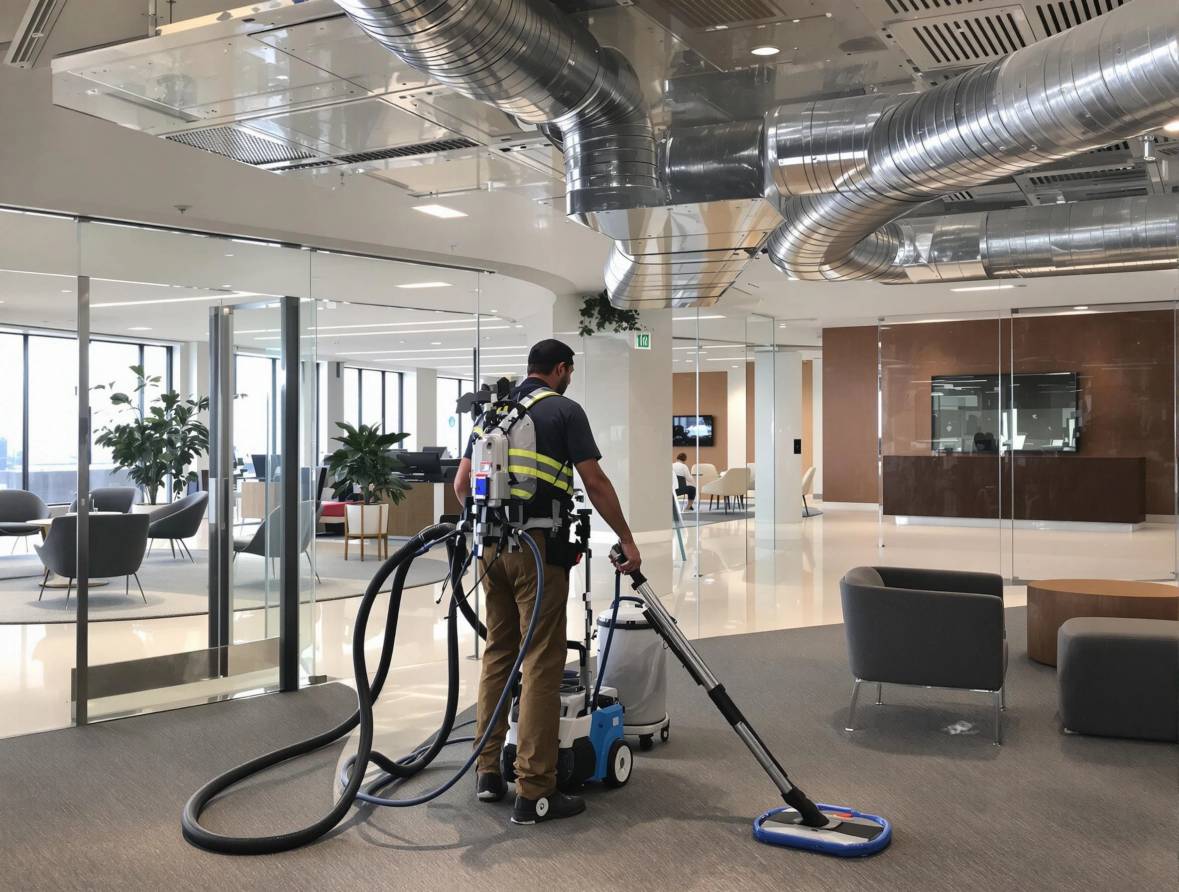 Commercial duct cleaning service by Mapleton Air Duct Cleaning in Mapleton