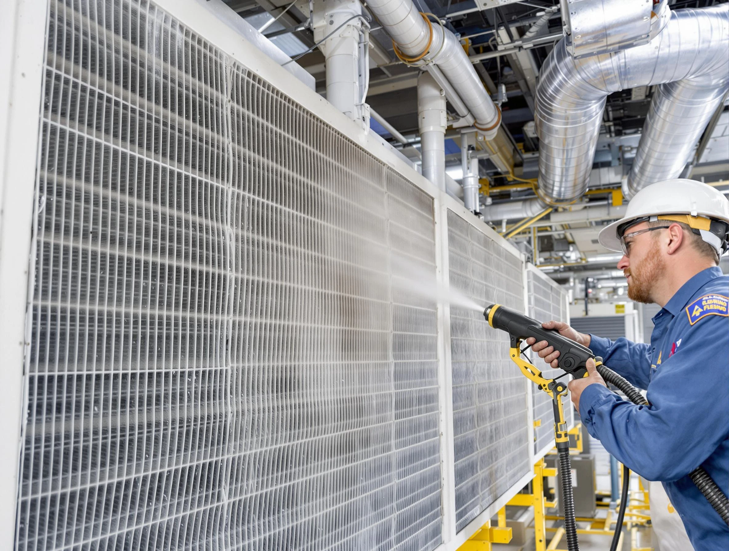 Professional commercial coil cleaning by Mapleton Air Duct Cleaning in Mapleton